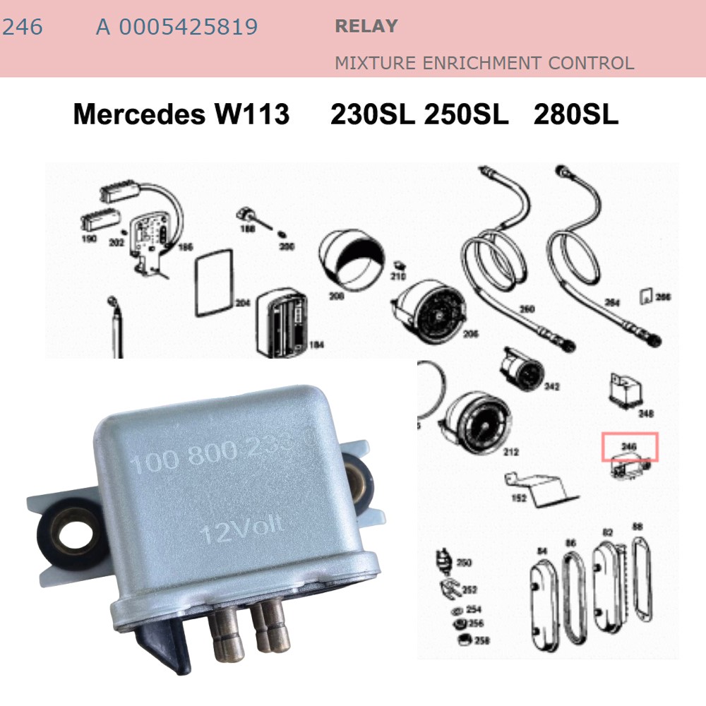 Lai Kam Wah Sdn. Bhd. Specialist in VW Aircooled Parts - 0005425819 - Relay