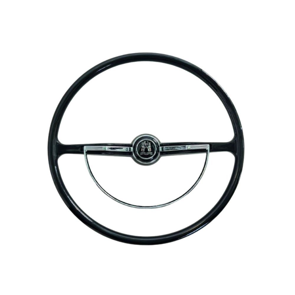 Lai Kam Wah Sdn. Bhd. Specialist in VW Aircooled Parts - 311415651AB-BS - Vintage Volkswagen Steering Wheel With Wolfsburg Crest Horn Cap