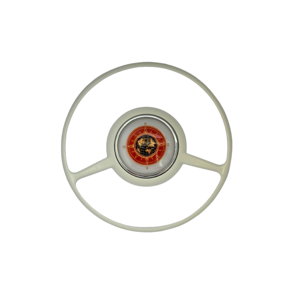 Lai Kam Wah Sdn. Bhd. Specialist in VW Aircooled Parts - 64434781101WG - Globe Full Horn Ring With Rubber Gasket For Porsche 356
