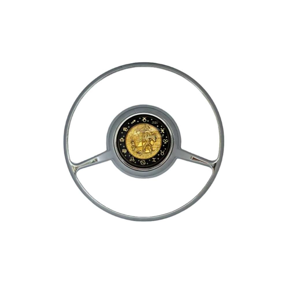 Lai Kam Wah Sdn. Bhd. Specialist in VW Aircooled Parts - 64434781102SC - St.Christopher Full Horn Ring With Rubber Gasket For Porsche 356