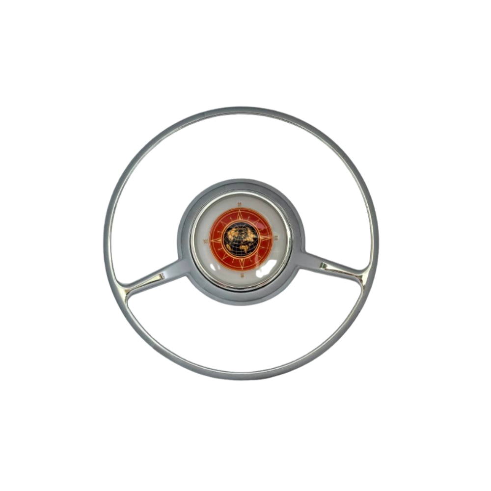 Lai Kam Wah Sdn. Bhd. Specialist in VW Aircooled Parts - 64434781102WG - Globe Full Horn Ring With Rubber Gasket For Porsche 356