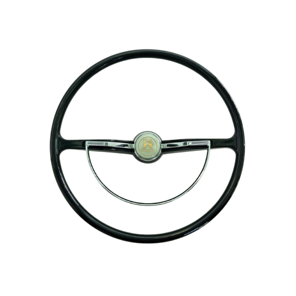 Lai Kam Wah Sdn. Bhd. Specialist in VW Aircooled Parts - 311415651AB-GW - Vintage Volkswagen Steering Wheel With Wolfsburg Crest Horn Cap