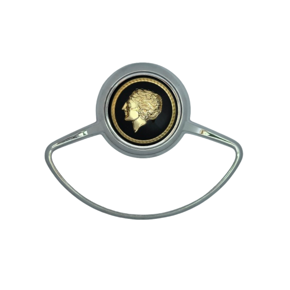 Lai Kam Wah Sdn. Bhd. Specialist in VW Aircooled Parts - 35647209GL - Golden Lady Half Moon Horn Ring With Rubber Gasket For Porsche 356