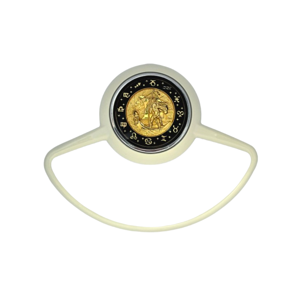 Lai Kam Wah Sdn. Bhd. Specialist in VW Aircooled Parts - 35647208SC - St.Christopher Half Moon Horn Ring With Rubber Gasket For Porsche 356