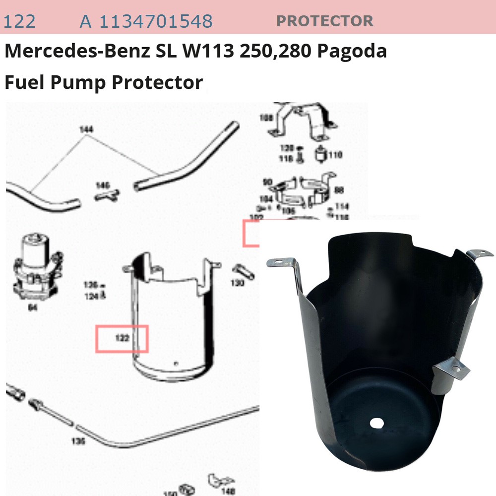 Lai Kam Wah Sdn. Bhd. Specialist in VW Aircooled Parts - 1134701548 - Fuel Pump Protector
