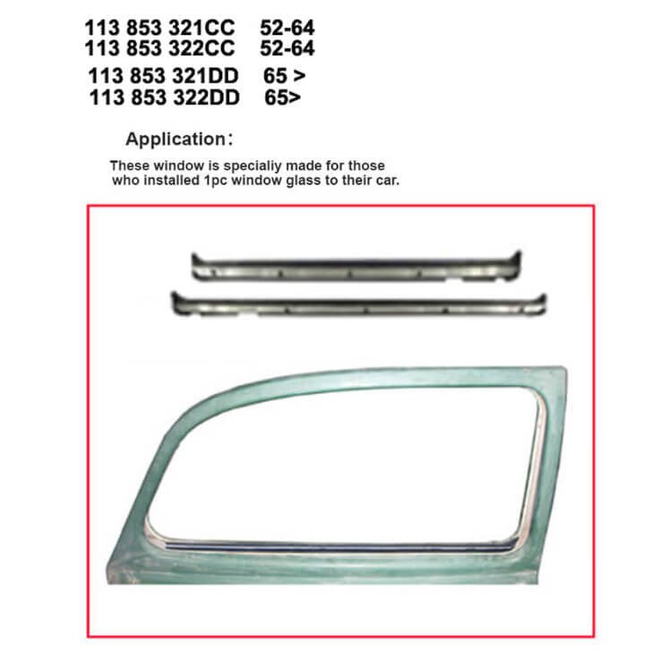 Lai Kam Wah Sdn. Bhd. Specialist in VW Aircooled Parts - 113853322DD - Window Scraper