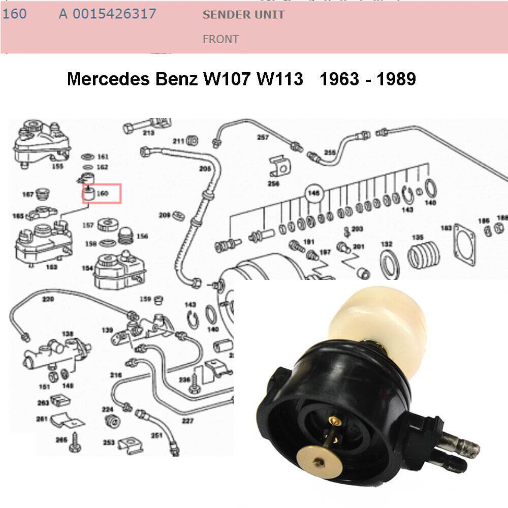 Lai Kam Wah Sdn. Bhd. Specialist in VW Aircooled Parts - 0015426317 - Brake fluid level sender