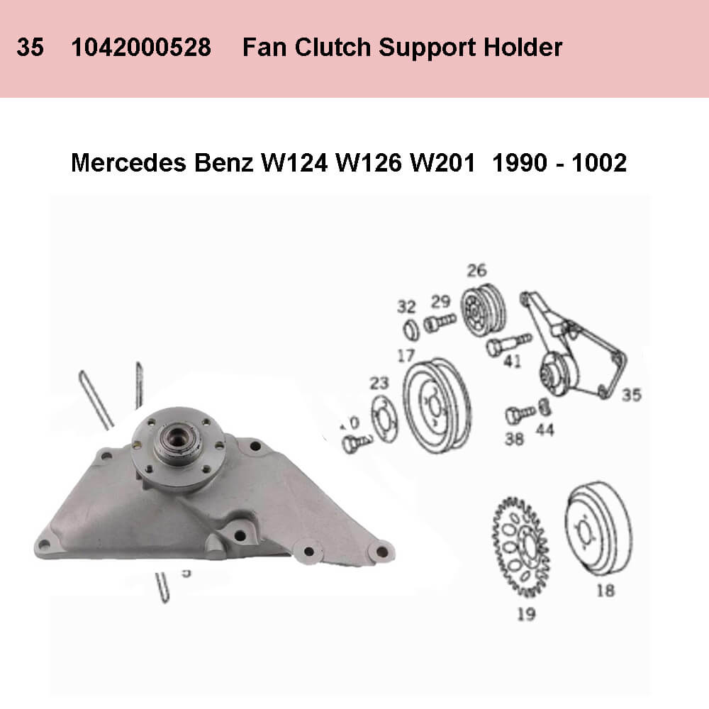 Lai Kam Wah Sdn. Bhd. Specialist in VW Aircooled Parts - 1042000528 - Fan Bearing Bracket