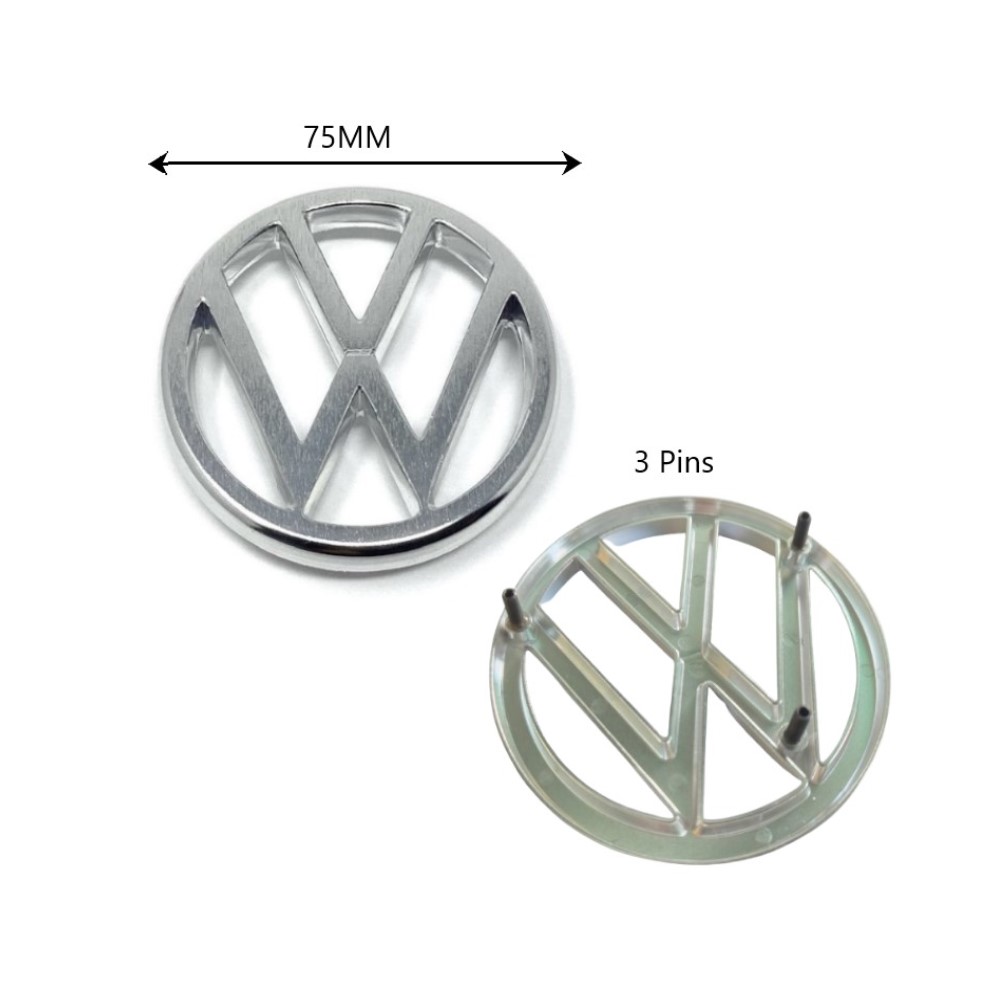Lai Kam Wah Sdn. Bhd. Specialist in VW Aircooled Parts - 113853601D - Front Hood Emblem - 3 Pins