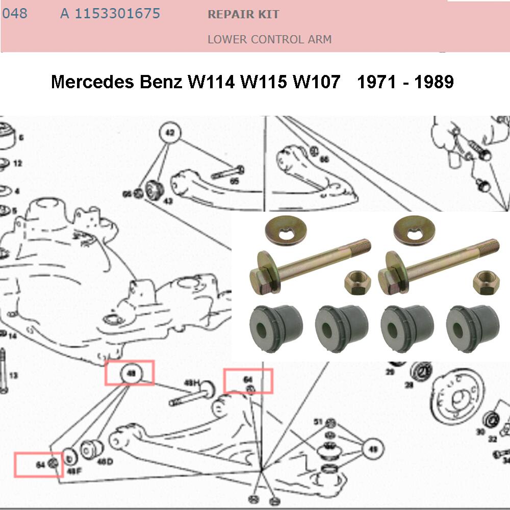 Lai Kam Wah Sdn. Bhd. Specialist in VW Aircooled Parts - 1153301675 - Control Arm Bushing Kit