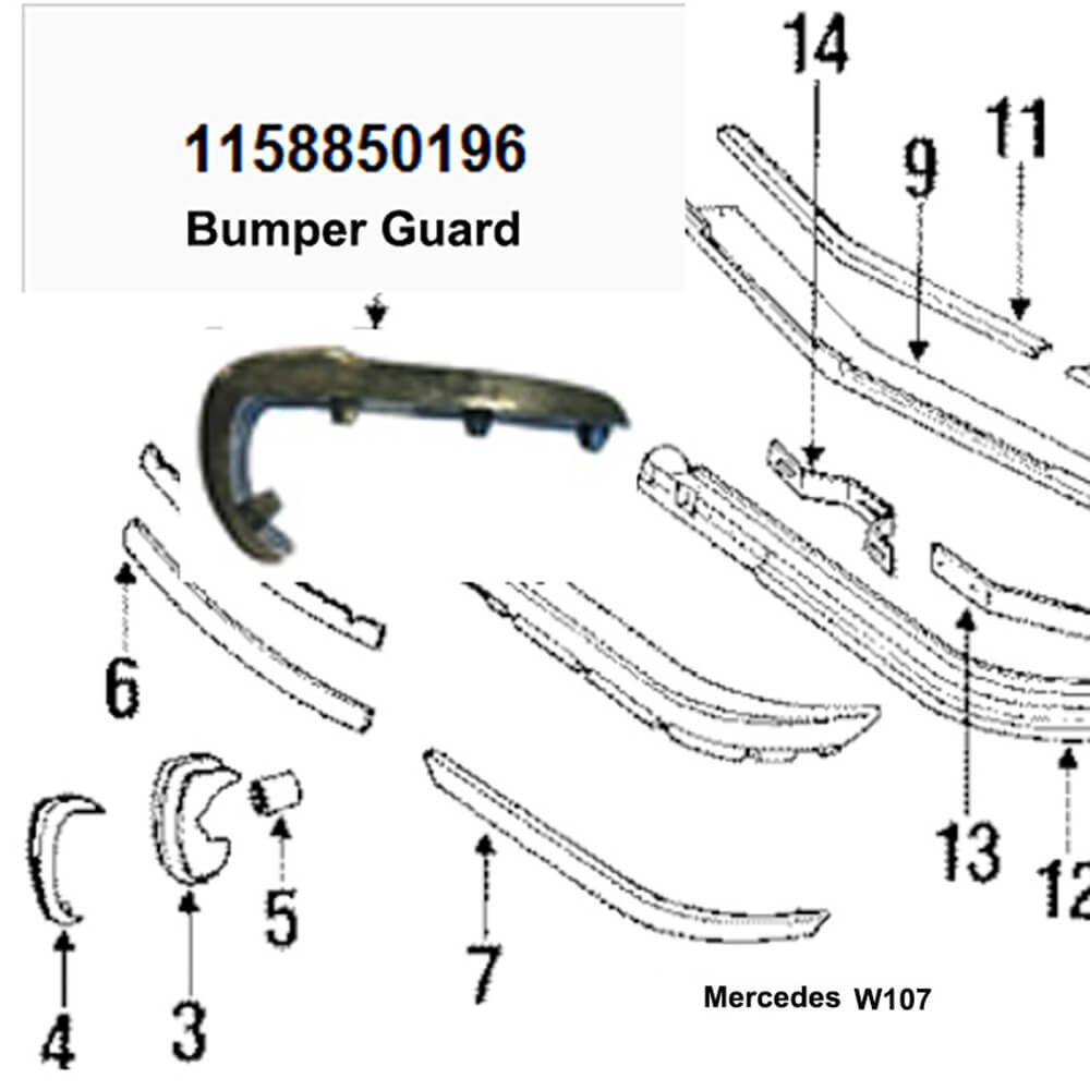 Lai Kam Wah Sdn. Bhd. Specialist in VW Aircooled Parts - 1158850196 - Bumper Guard