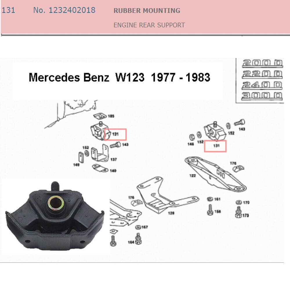 Lai Kam Wah Sdn. Bhd. Specialist in VW Aircooled Parts - 1232402018 - Transmission Mount