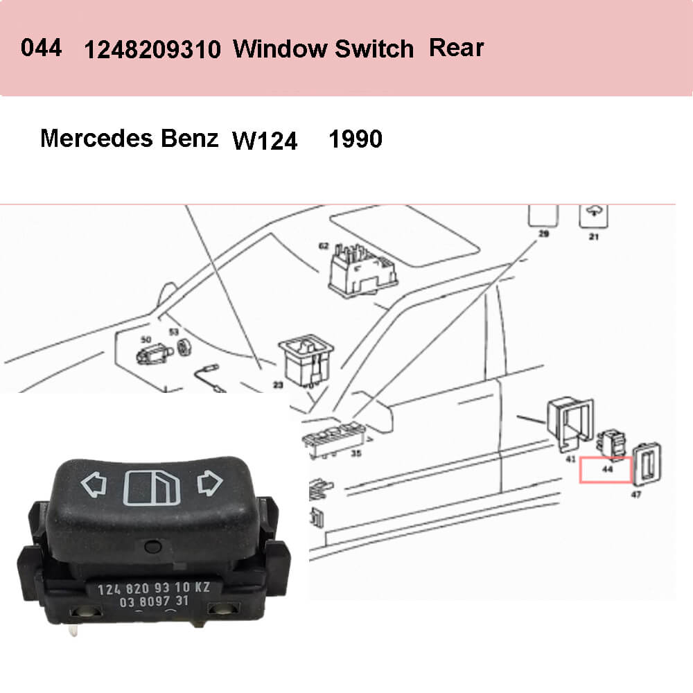 Lai Kam Wah Sdn. Bhd. Specialist in VW Aircooled Parts - 1248209310 - Door Window Switch