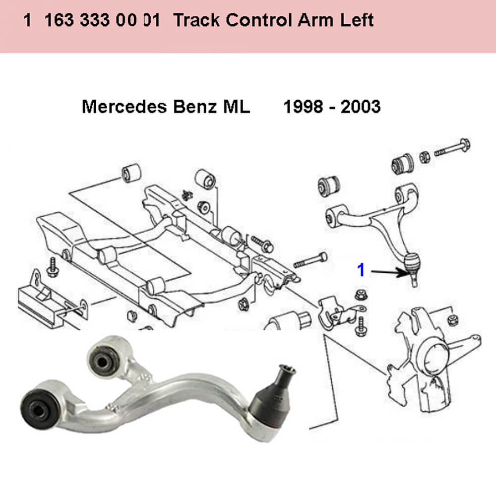 Lai Kam Wah Sdn. Bhd. Specialist in VW Aircooled Parts - 1633330001 - Control Arm - Left