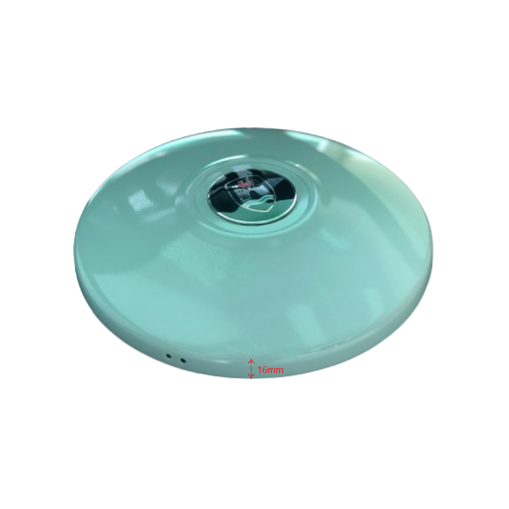 Lai Kam Wah Sdn. Bhd. Specialist in VW Aircooled Parts - 251601151W - Wolfsburg Crest Coated Painted Hubcap - Grey