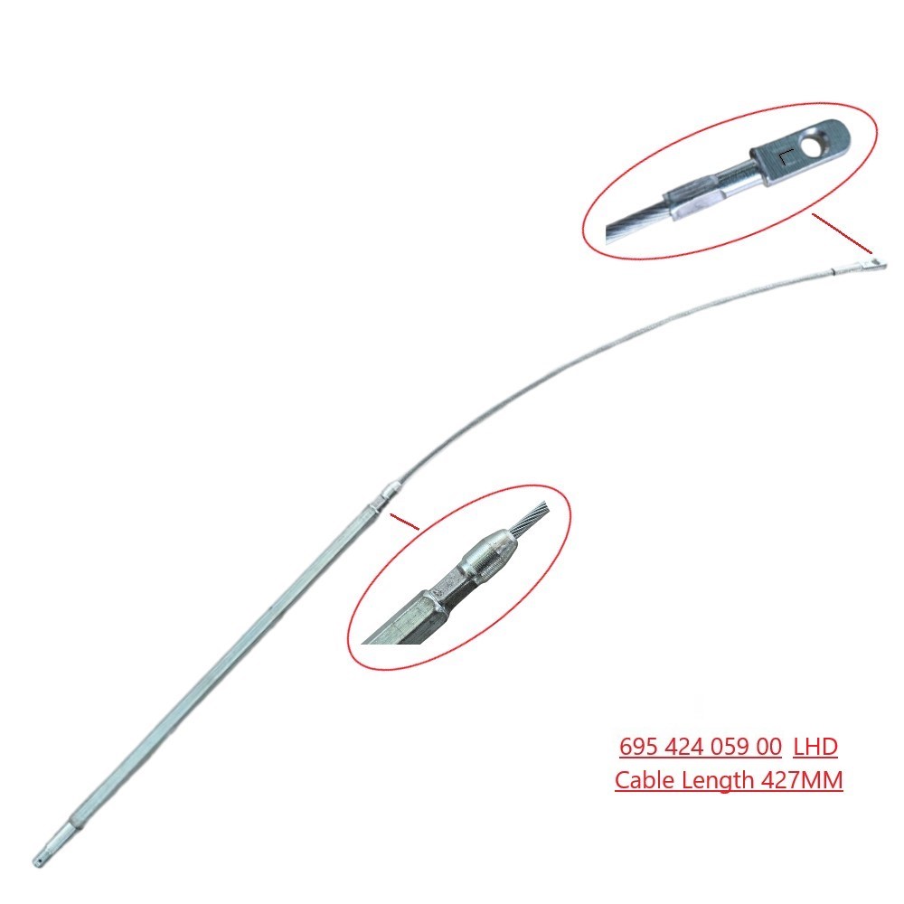 Lai Kam Wah Sdn. Bhd. Specialist in VW Aircooled Parts - 69542405900 - Parking Brake Cable - LHD