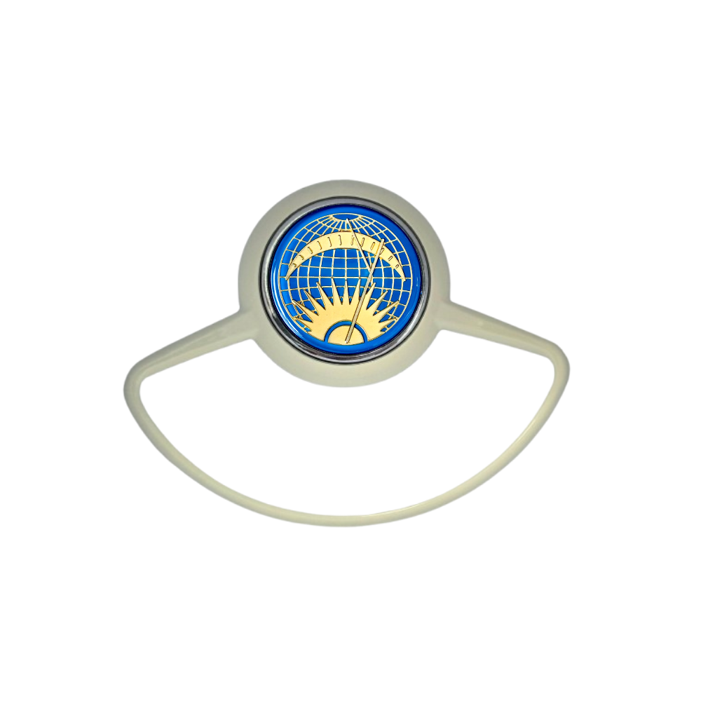 Lai Kam Wah Sdn. Bhd. Specialist in VW Aircooled Parts - 35647208SM - HALF-MOON HORN RING IN ALUMINUM POWDER COATED WITH SUN & MOON HORN BUTTON