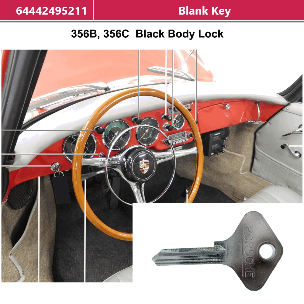 Lai Kam Wah Sdn. Bhd. Specialist in VW Aircooled Parts - 64442495211 - Blank Key - Body Lock