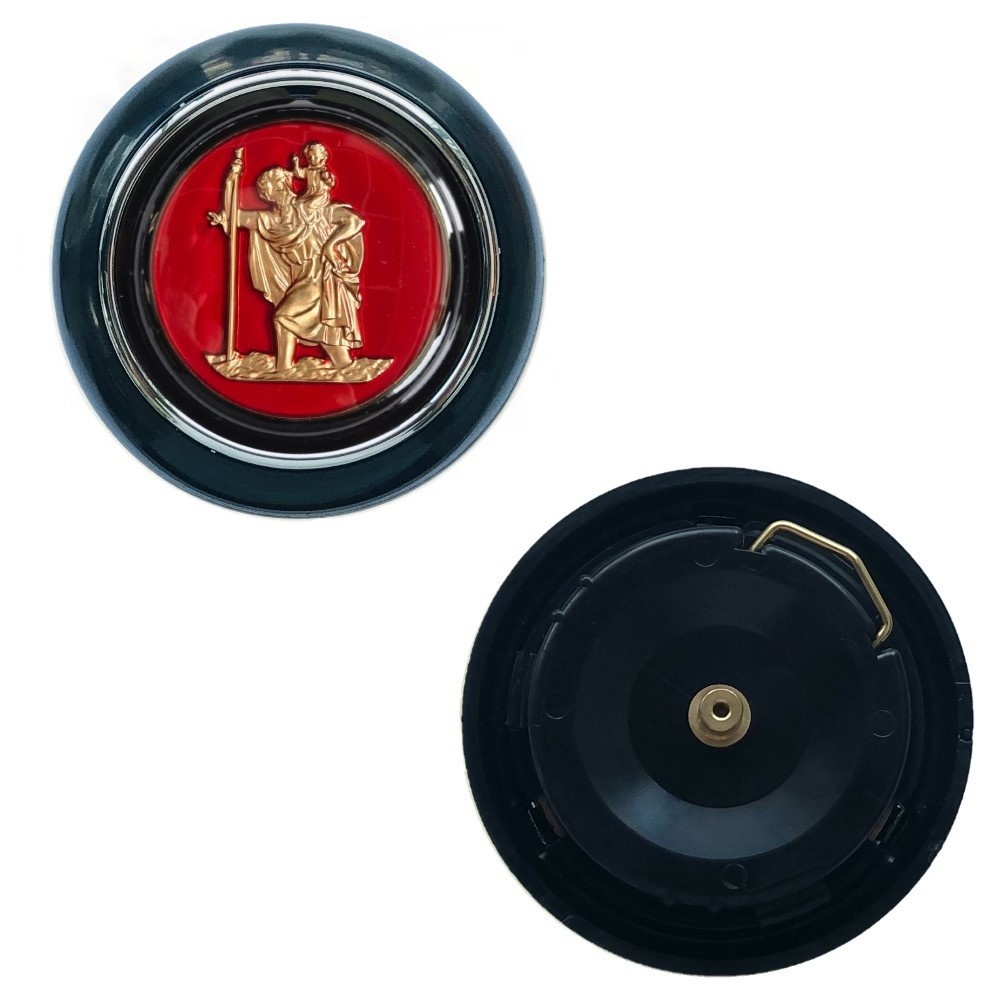 Lai Kam Wah Sdn. Bhd. Specialist in VW Aircooled Parts - SC-02 - ST.Christopher Vintage Horn Button - 80MM