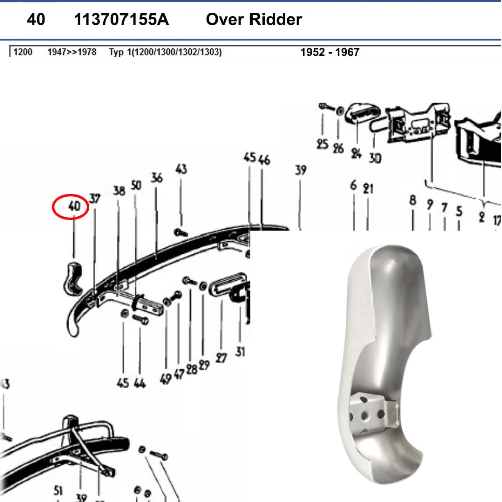 Lai Kam Wah Sdn. Bhd. Specialist in VW Aircooled Parts - 113707155A - Over Ridder 