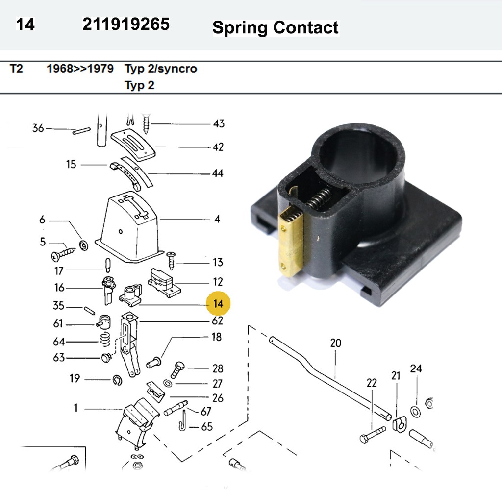 Lai Kam Wah Sdn. Bhd. Specialist in VW Aircooled Parts - 211919265 - Spring Contact
